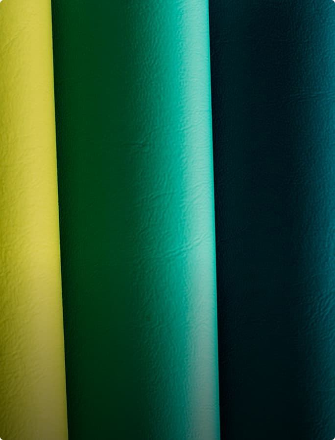 rolls of wild heather fabric