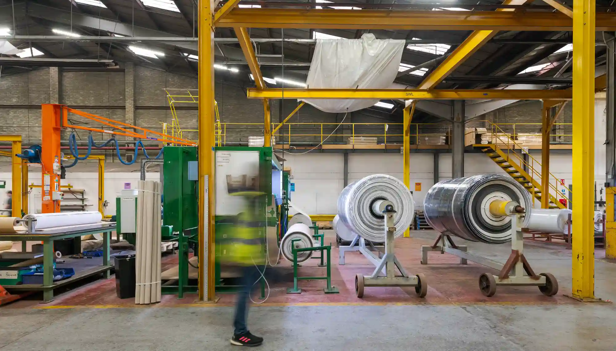 Machinery in manufacturing facility