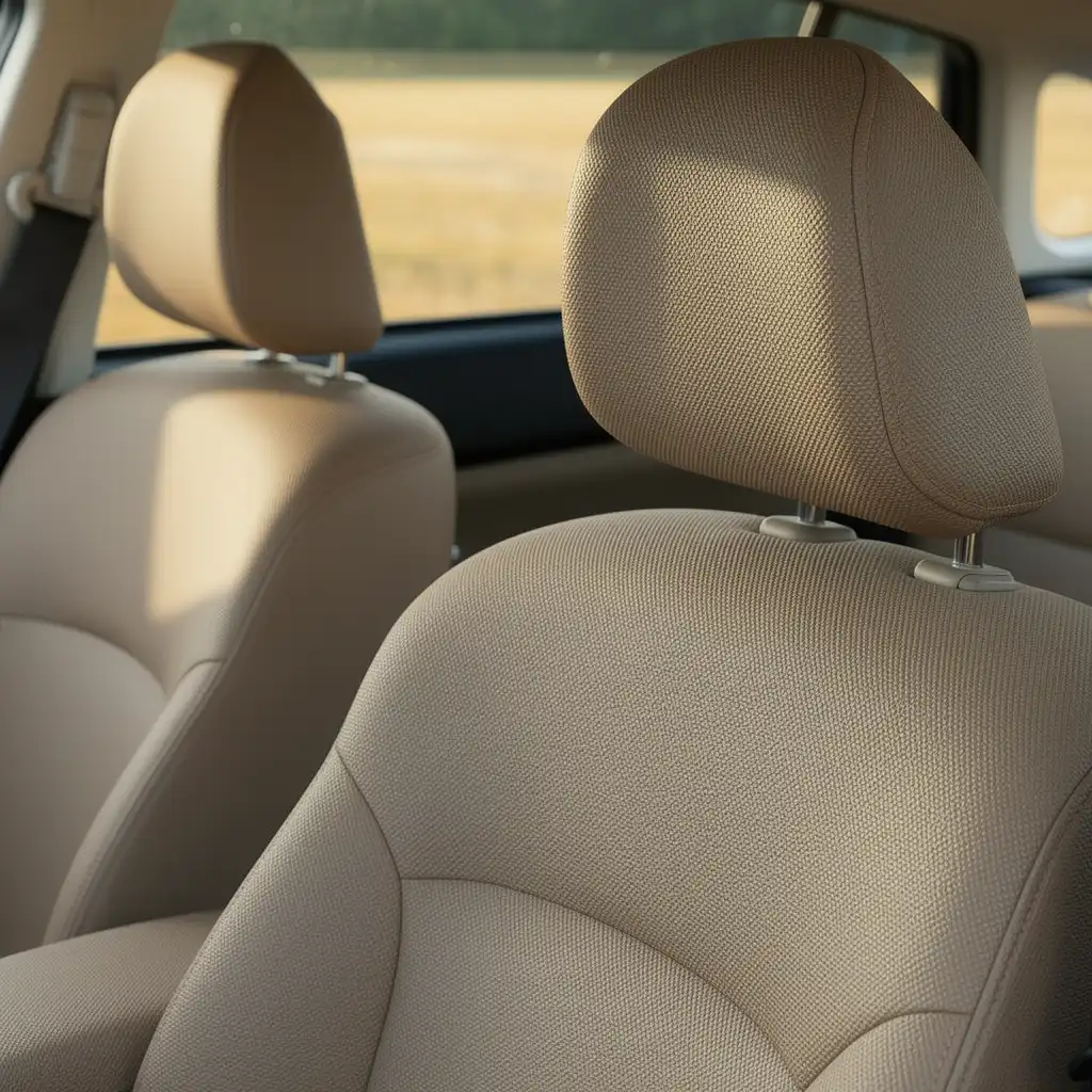 Juno Truffle Patterned Fabric