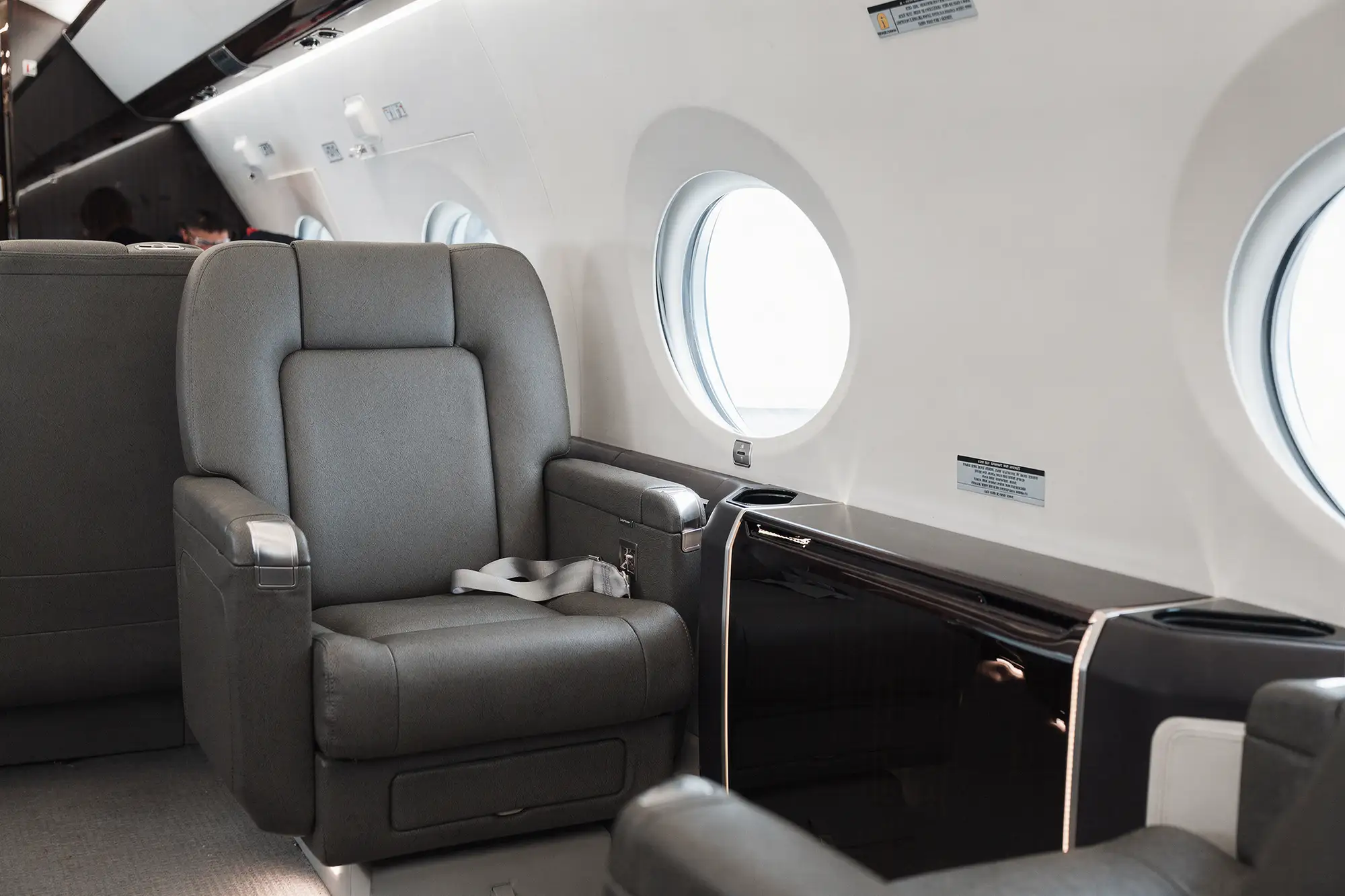 richmond feather coloured fabric used for luxury transport